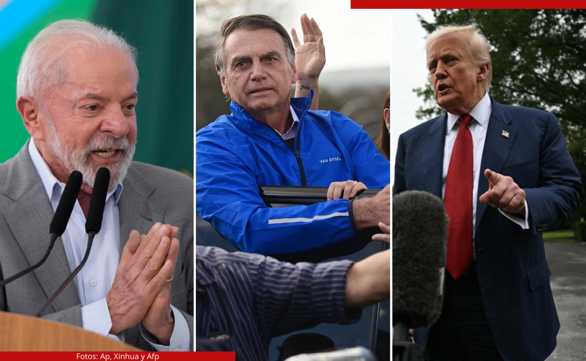 Al anunciar la medida, Trump fue claro: había sido tomada porque Jair Bolsonaro sigue “perseguido” por la justicia. Fotos