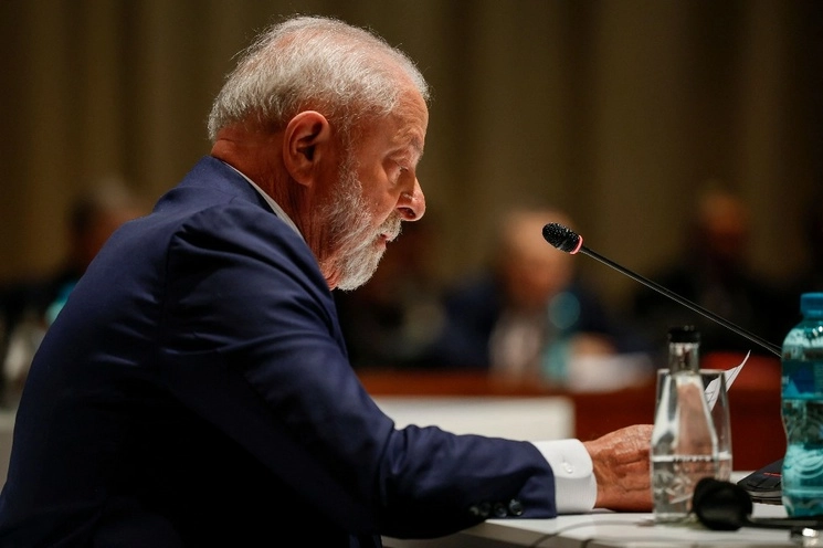 El presidente brasileño, Luiz Inácio Lula da Silva, afirmó que los países del BRICS están comprometidos con Ucrania y Rusia en los esfuerzos para poner fin a la guerra y criticó las limitaciones del Consejo de Seguridad de la ONU para tratar el conflicto, el 23 de agosto de 2023. Foto Afp