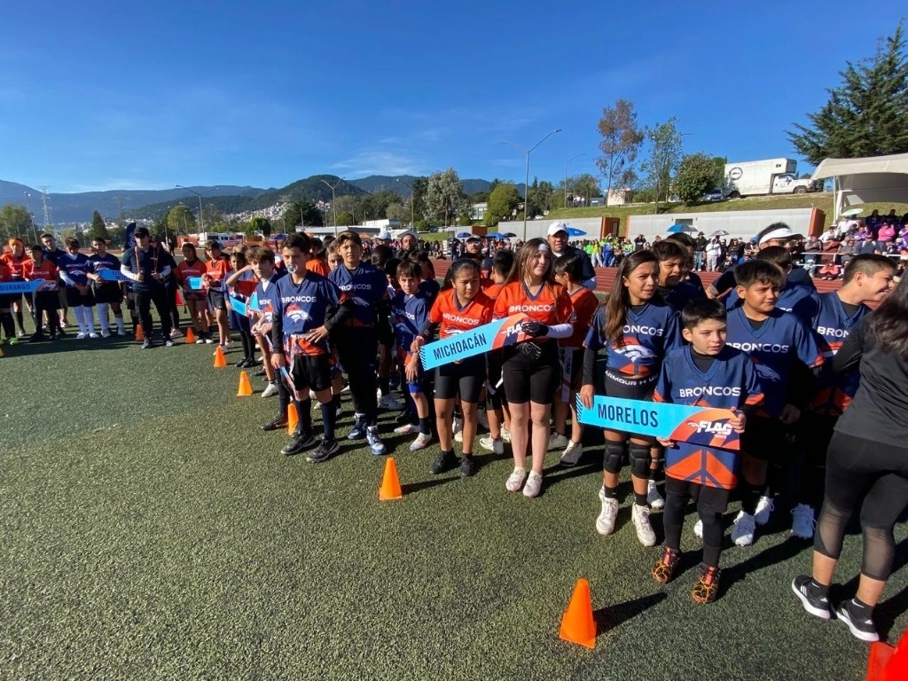 En instalaciones de la Universidad Anáhuac Sur se realiza el torneo Torneo Nacional U12 mixto. Foto NFL México