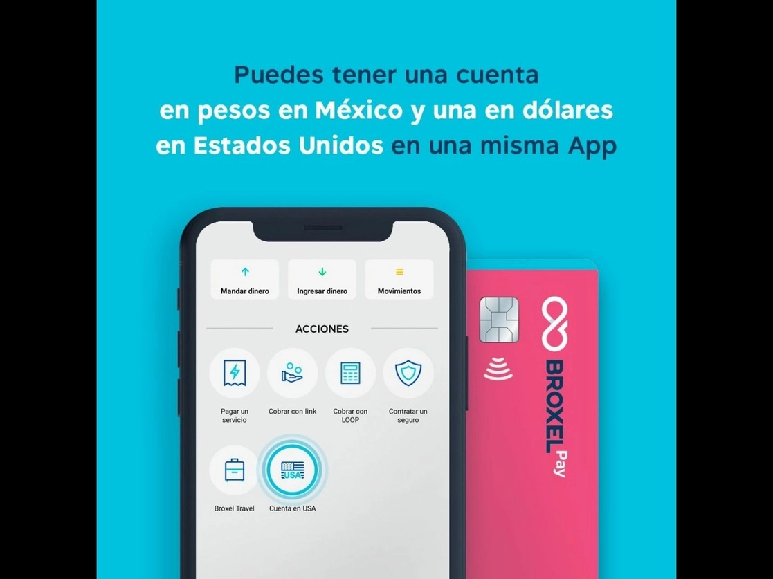 Broxel, compañía de medios de pago, anunció que los envíos de dinero de Estados Unidos a México a través de su plataforma serán totalmente gratuitos. Imagen tomada de @BroxelApp