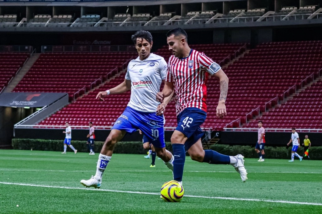 El club Tapatío derrotó 2-0 (global 5-4) a Celaya en el duelo de vuelta de cuartos de final de la Liga Expansión MX. Foto Tomada de @TorosCelayaCD