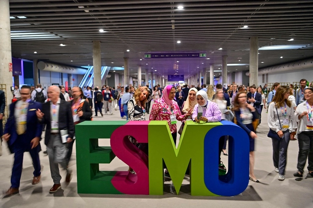 En Barcelona, España. se realizó el congreso anual de la Sociedad Europea de Oncología Médica (ESMO). Foto Afp