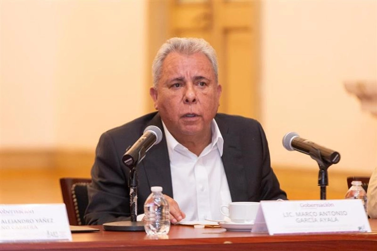 El líder de la Federación de Sindicatos de Trabajadores al Servicio del Estado, Marco Antonio García Ayala. Foto 