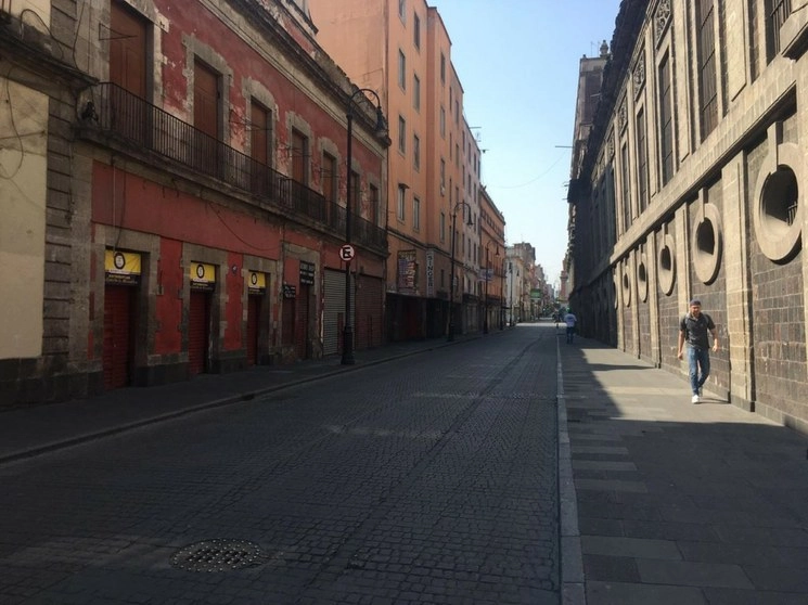El Centro Histórico de la Ciudad de México. Foto Pablo Ramos