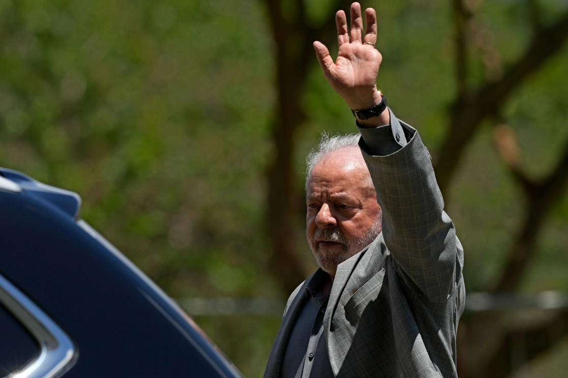 El presidente electo de Brasil, Luiz Inácio Lula da Silva, en Brasilia, Brasil. Foto Ap
