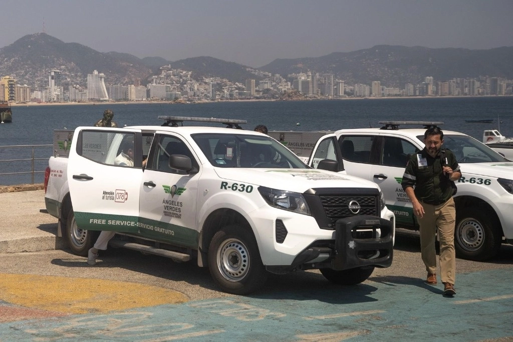 Seguridad en el puerto de Acapulco durante la reunión previo al Tianguis Turístico edición 42. Foto Sectur