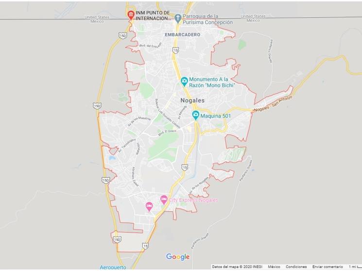 “Luego de tener conocimiento del hallazgo del cuerpo del infante, en un terreno baldío ubicado en la colonia Pueblo Nuevo, se iniciaron las investigaciones correspondientes. Imagen tomada de Google Maps