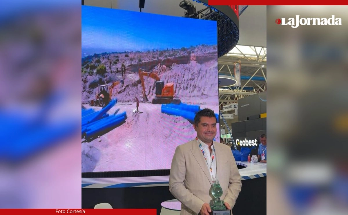 La Comisión de Agua y Alcantarillado de Sistemas Intermunicipales (CAASIM), del estado de Hidalgo fue distinguida con el “Premio a la Innovación y Buenas Prácticas 2025”. Foto