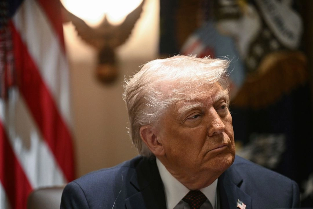 El presidente Donald Trump, durante una reunión de gabinete efectuada ayer en la Casa Blanca.
