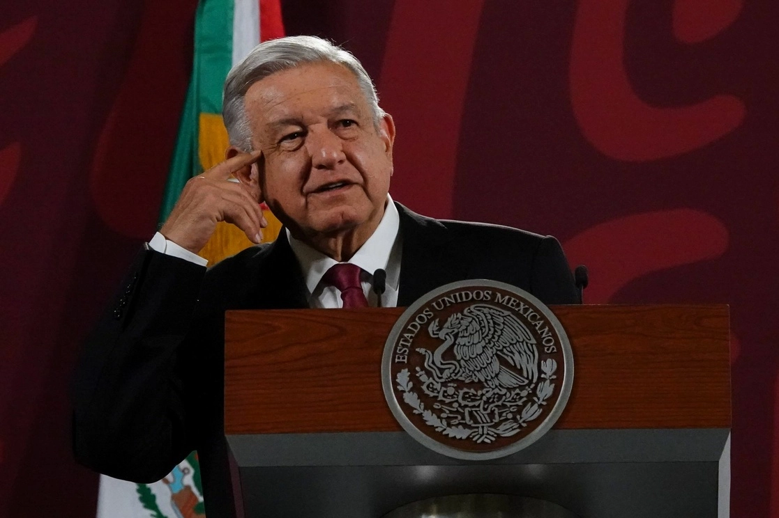 El presidente Andrés Manuel López Obrador durante su conferencia matutina en Palacio Nacional, Ciudad de México, el 26 de octubre de 2022. Foto Cuartoscuro