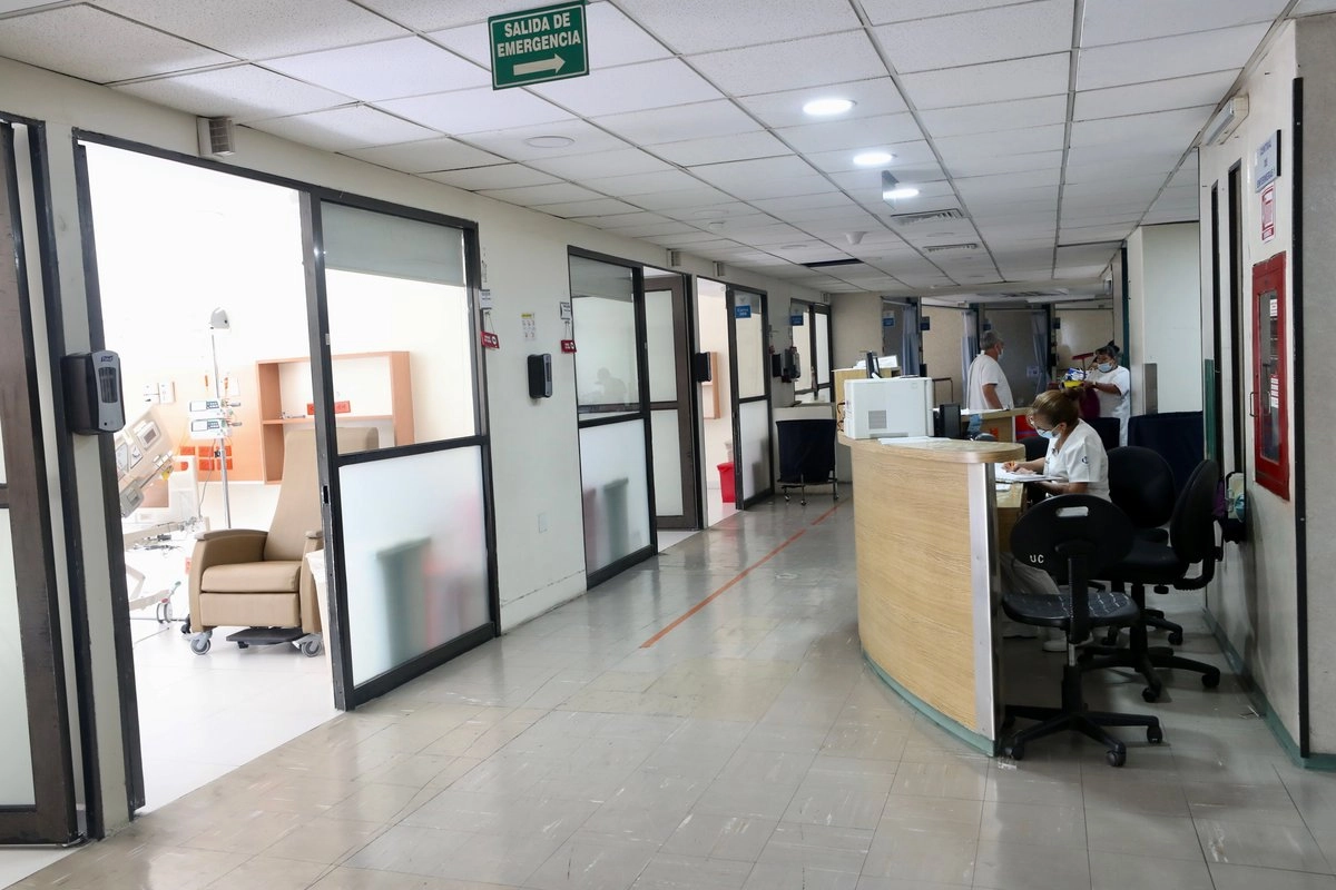 Aspecto del Departamento de Urgencias y Unidad Coronaria del Instituto Nacional de Cardiología.