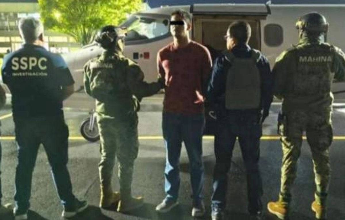En coordinación, las fiscalía de Puebla y Tabasco lograron detener a Ángel Javier N, alias 'El Caiser', señalado como líder del grupo criminal 'La Barredora'. Foto 