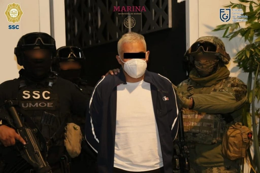 A Edwin Adrián Alonso Paredes, alias ‘Lucas’, se le relaciona con la distribución de armas de fuego en negocios de venta de flores ubicados en la alcaldía Cuauhtémoc, como puntos de reunión. Foto cortesía de la SSC
