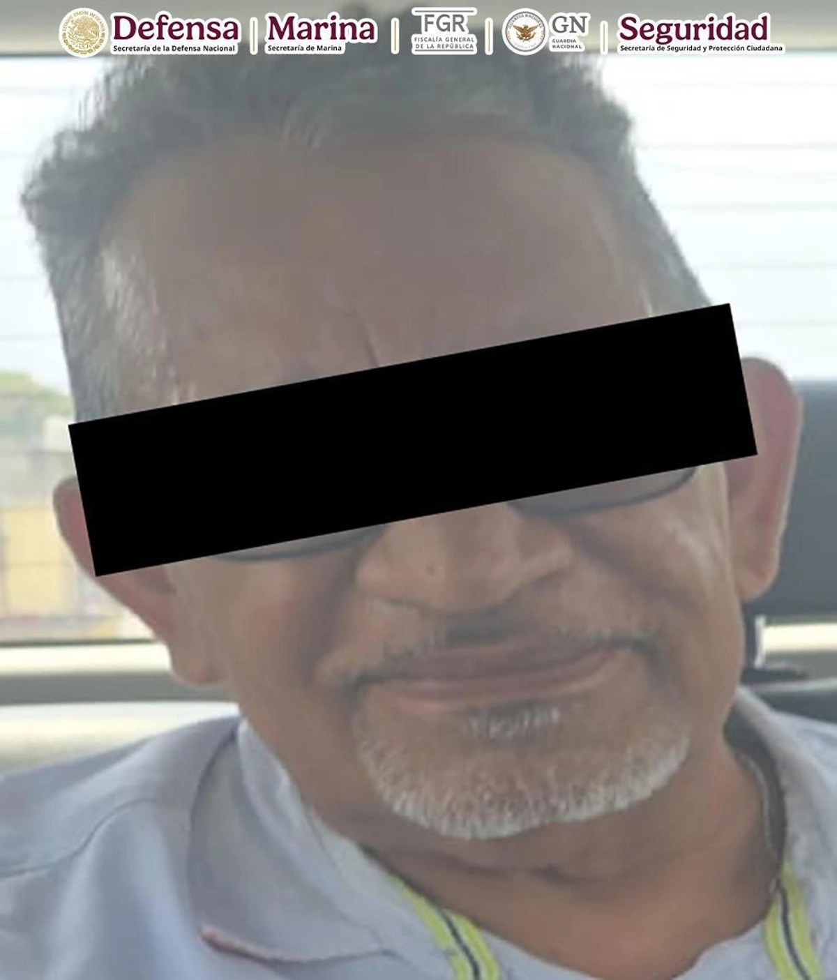 Luis Rey García Villagrán, "El Choco", tras su detención. Foto 