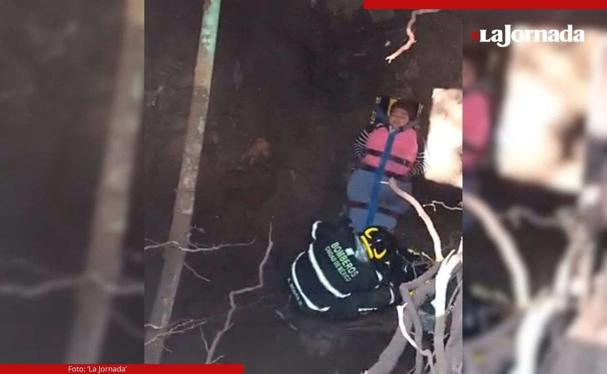 Se reportaron estragos en Morelos, Edomex y Guanajuato por las lluvias, mientras en la Ciudad de México una mujer fue rescatada de una oquedad de seis metros de profundidad. Foto 