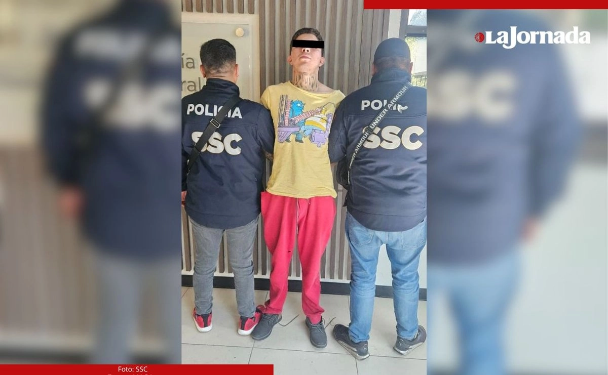 El jefe de la policía capitalina, Pablo Vázquez, informó que agentes de inteligencia de la SSC efectuaron la detención de Donovan N.