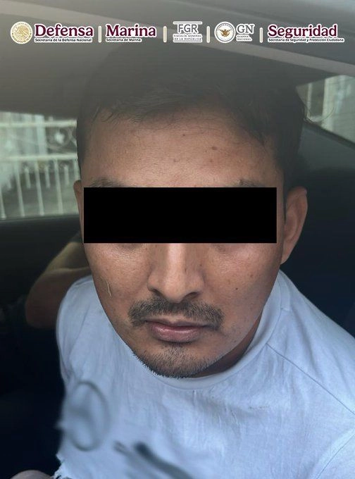 Edson Aldair “N”, alias “Zavala” fue detenido durante el operativo. Foto 