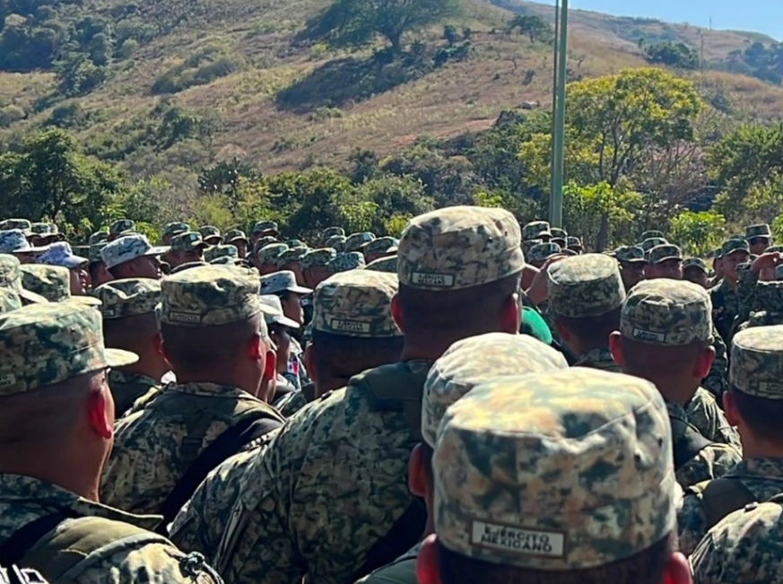 Elementos del Ejército Mexicano en Culiacán, Sinaloa.