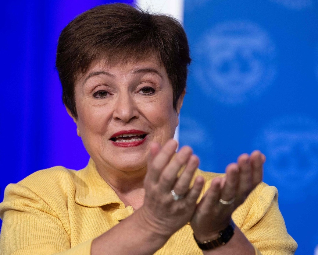 Kristalina Georgieva, directora gerente del Fondo Monetario Internacional. Foto Afp / Archivo