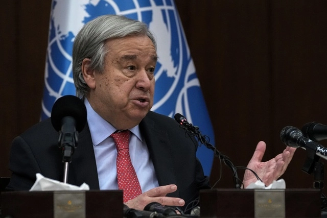 El secretario general de la ONU, Antonio Guterres. Foto Ap