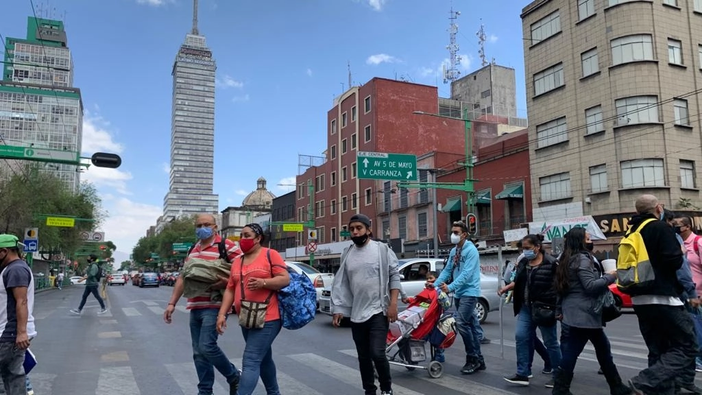 El Centro Histórico se consolida como una zona comercial con alto nivel de cumplimiento en las medidas sanitarias de hasta el 95%, indicó la Autoridad del Centro Histórico. La imagen, del 1 de abril de 2021. Foto José Antonio López 