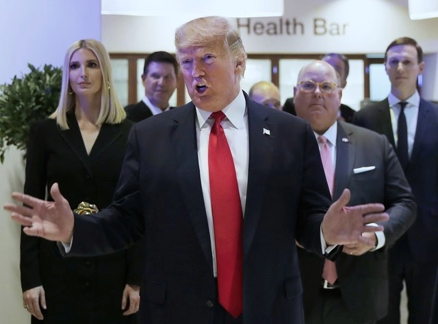 "Fue una gran victoria y manda un mensaje muy fuerte", añadió Trump. Foto Ap /Archivo