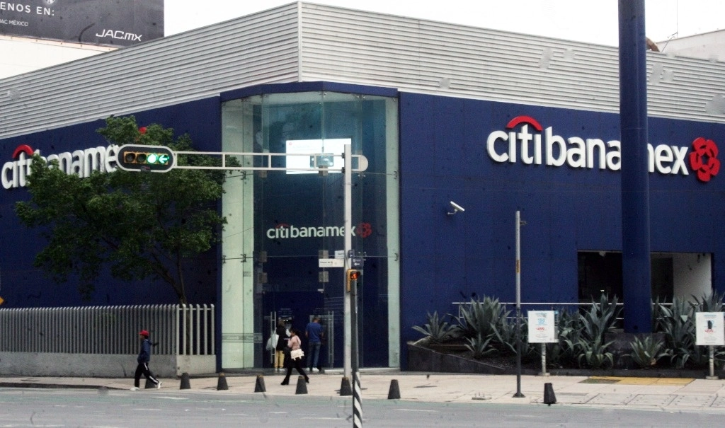 Sucursal de Citibanamex, el 6 de agosto de 2024. Foto Roberto García Rivas