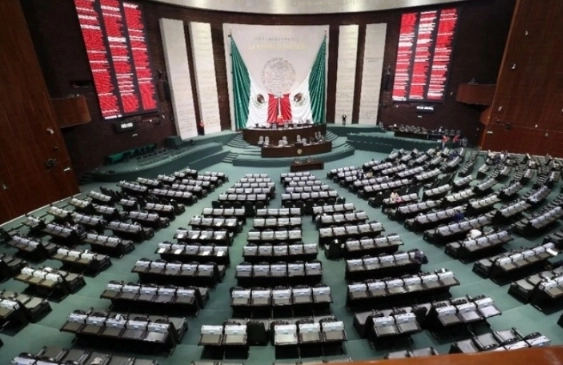 Salón de Plenos de la Cámara de Diputados. Foto Luis Castillo / Archivo