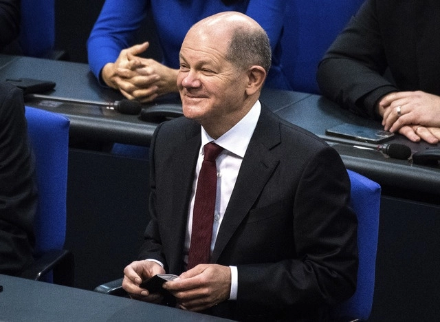 El canciller alemán Olaf Sholz, dijo que la OTAN no busca el cambio de régimen de Rusia. Foto Afp/Archivo