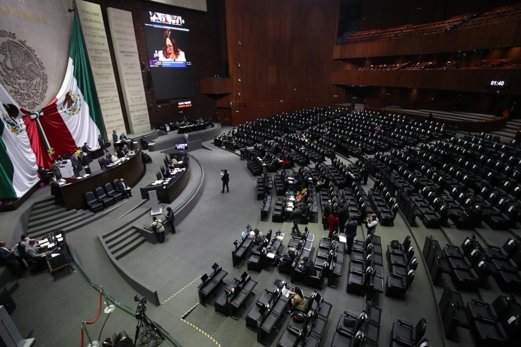 Legisladores durante la sesión ordinaria de la Comisión Permanente de la Cámara de Diputados, en la Ciudad de México, el 12 de enero de 2022. Foto Yazmín Ortega Cortés

