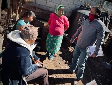 Durante un recorrido en la Sierra Tarahumara. @JloeraJuan