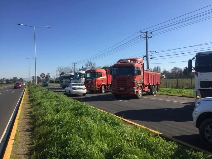 El paro de labores se prolongó una semana. Foto @CNTCCHILE