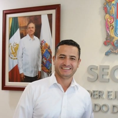 Jorge Enrique Manos Esparragoza, secretario de Turismo de Campeche. Foto @jorge_manos