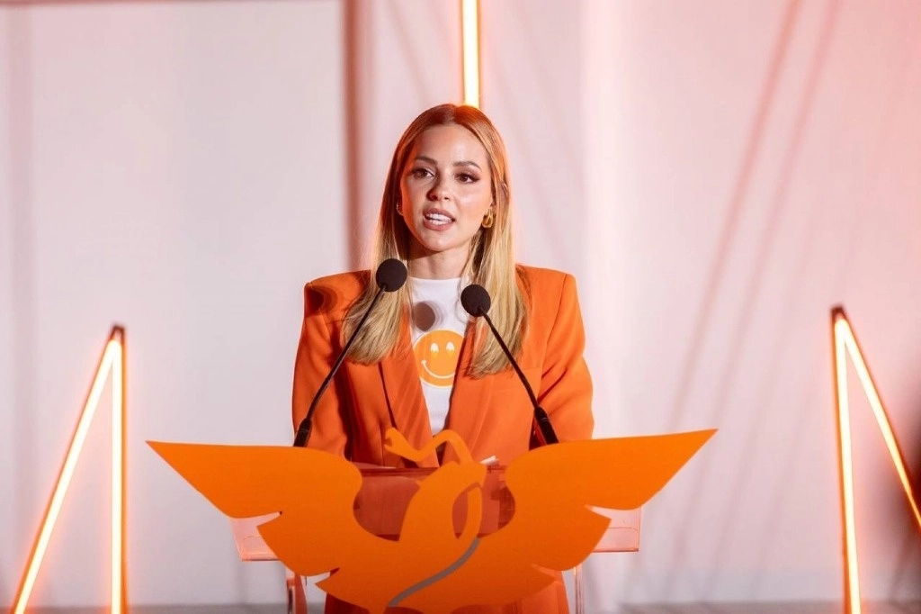 Mariana Rodríguez Cantú, candidata de MC a la presidencia municipal de NL, propuso destinar los recursos de su cierre de campaña a las víctimas del accidente en San Pedro Garza García. Foto Cuartoscuro