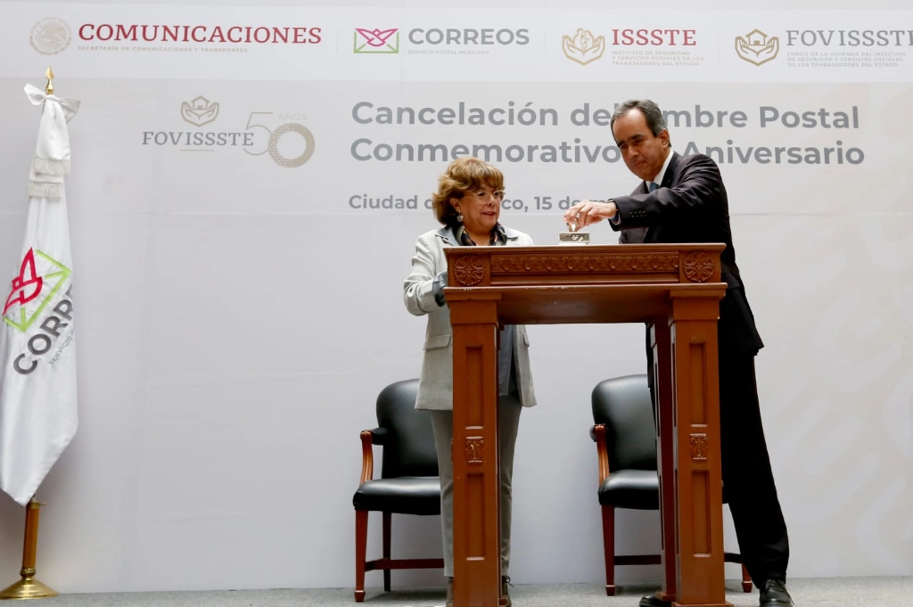 El tiraje de 200 mil estampillas se distribuyó a nivel nacional. Foto Fovissste