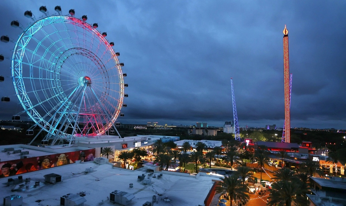 El parque de diversiones ICON Park, en Florida. Foto Ap