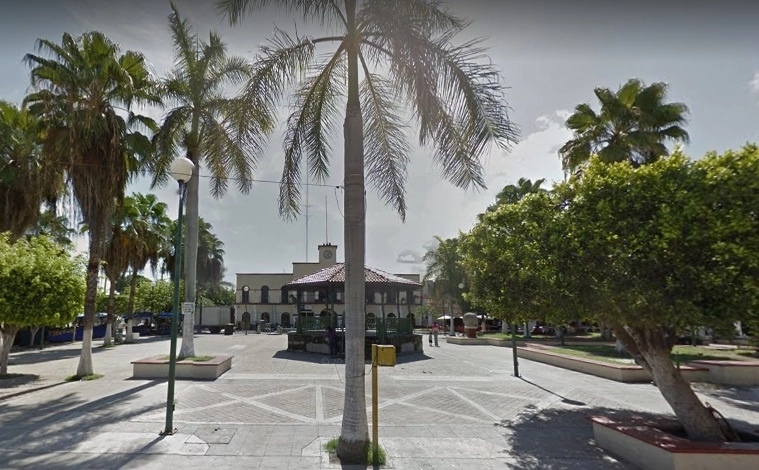 Plaza principal en el municipio de San Blas en Nayarit. Foto tomada de Google maps