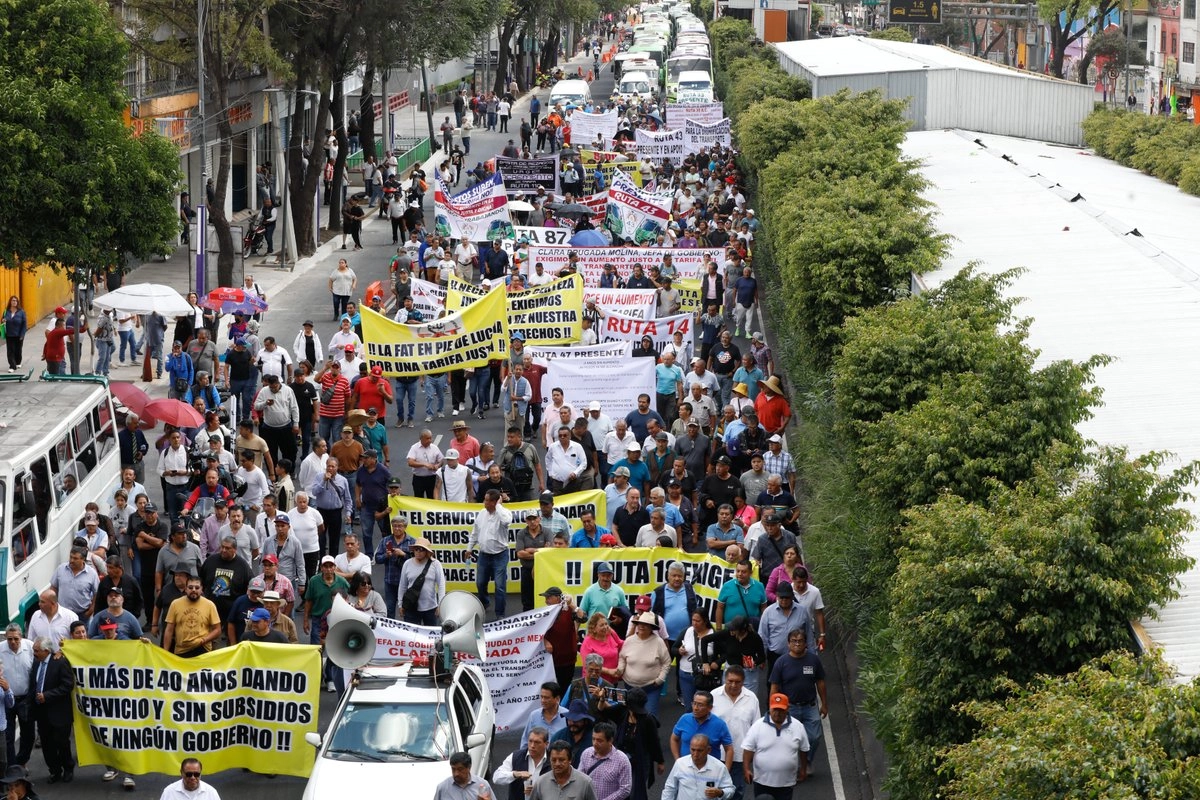 En un comunicado señalaron que derivado de este acuerdo, la FAT decidió posponer el bloqueo masivo de las principales vialidades de la Ciudad de México, reconociendo la apertura al diálogo mostrada por las Secretarías de Movilidad y de Gobierno. Foto