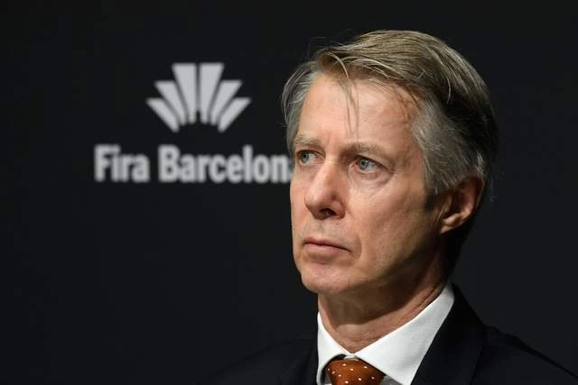 "Nos vimos forzados a tomar esta decisión tan dura y difícil (...) Es realmente una situación de fuerza mayor", dijo el director general de la GSMA, Mats Granryd, quien dijo que todavía era temprano para calcular el coste de la decisión. Foto Afp