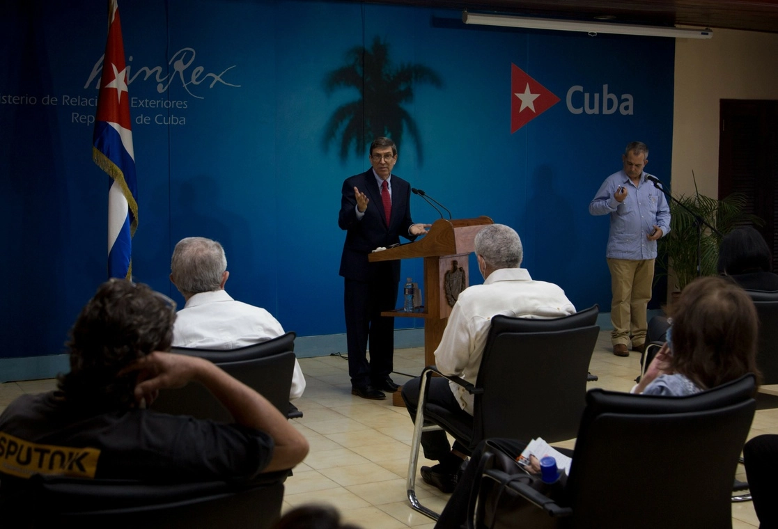 Bruno Rodríguez, canciller cubano. Foto Ap