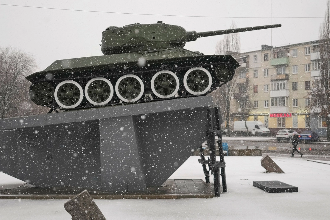 Un tanque en el este de Ucrania. Foto Ap