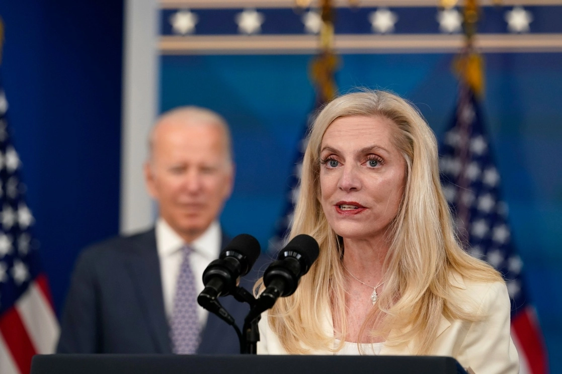 Lael Brainard, nominada del presidente de EU, Joe Biden, como vicepresidenta de la Reserva Federal. Foto Ap