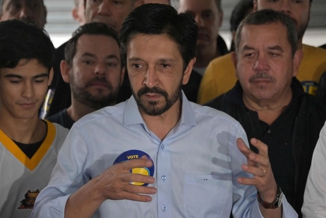 Nunes llegó a la administración de la capital paulista en mayo de 2021, tras la muerte por cáncer de Bruno Covas, de quien era vicealcalde. Foto Afp