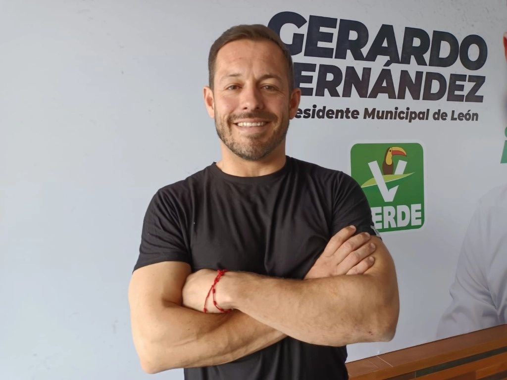 Gerardo Fernández González, candidato del PVEM a la presidencia municipal de León, Guanajuato. Foto Carlos García 