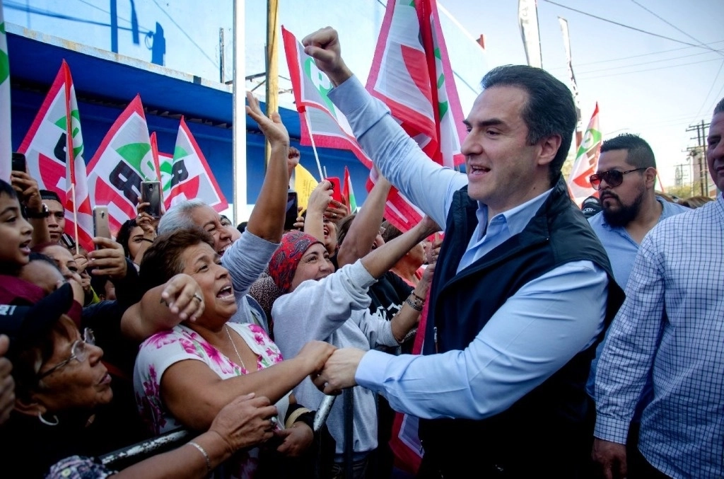 Adrián de la Garza Santos, candidato a la alcaldía de Monterrey por la Coalición Fuerza y Corazón por Nuevo León. Foto Cuartoscuro /Archivo