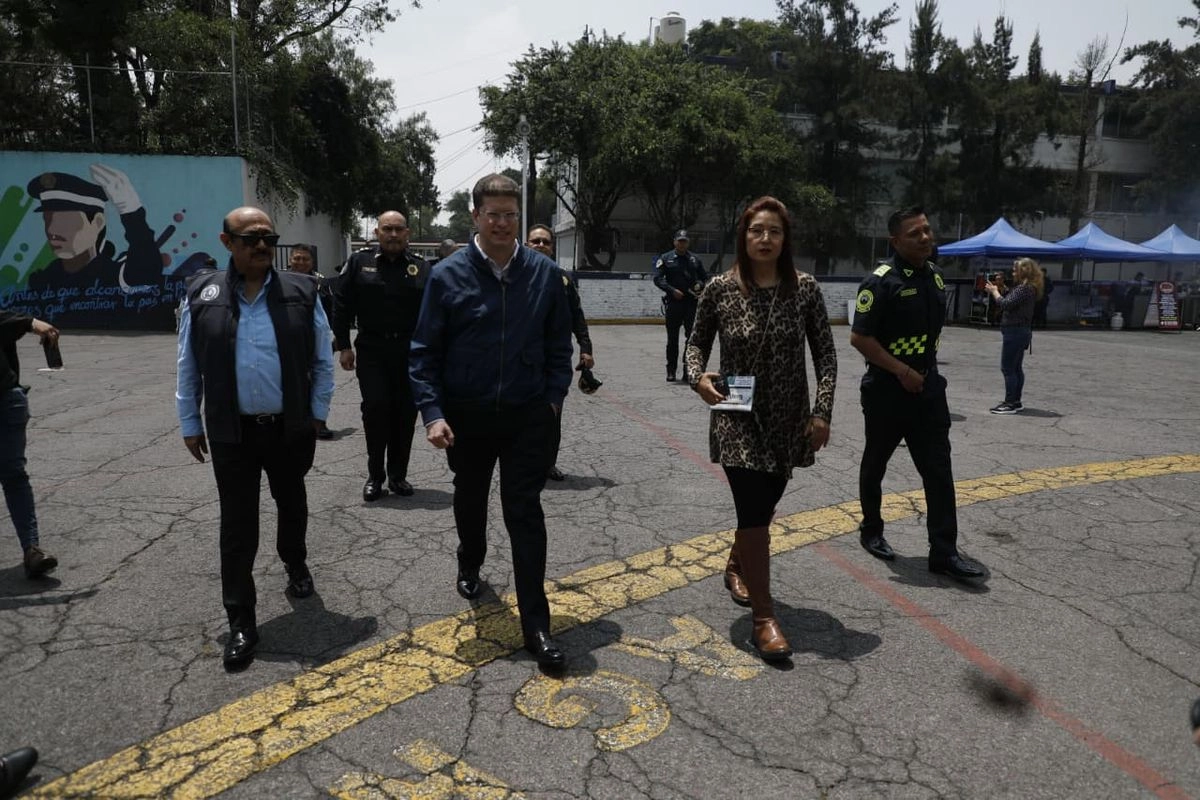 Pablo Vázquez, secretario de Seguridad Ciudadana aseguró que han logrado reducir las operaciones de grupos criminales en la CDMX. Foto  