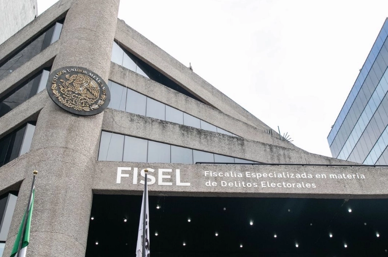 Fachada de la Fiscalía Especializada en materia de Delitos Electorales, en la colonia Tizapán San Ángel. 