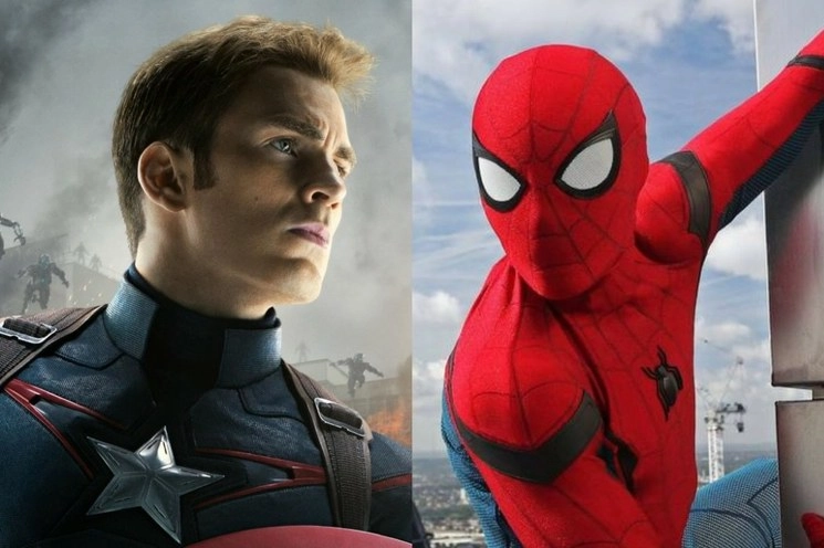 Así sería Chris Evans como Spider-Man en el Universo Marvel. Foto Marvel/Sony