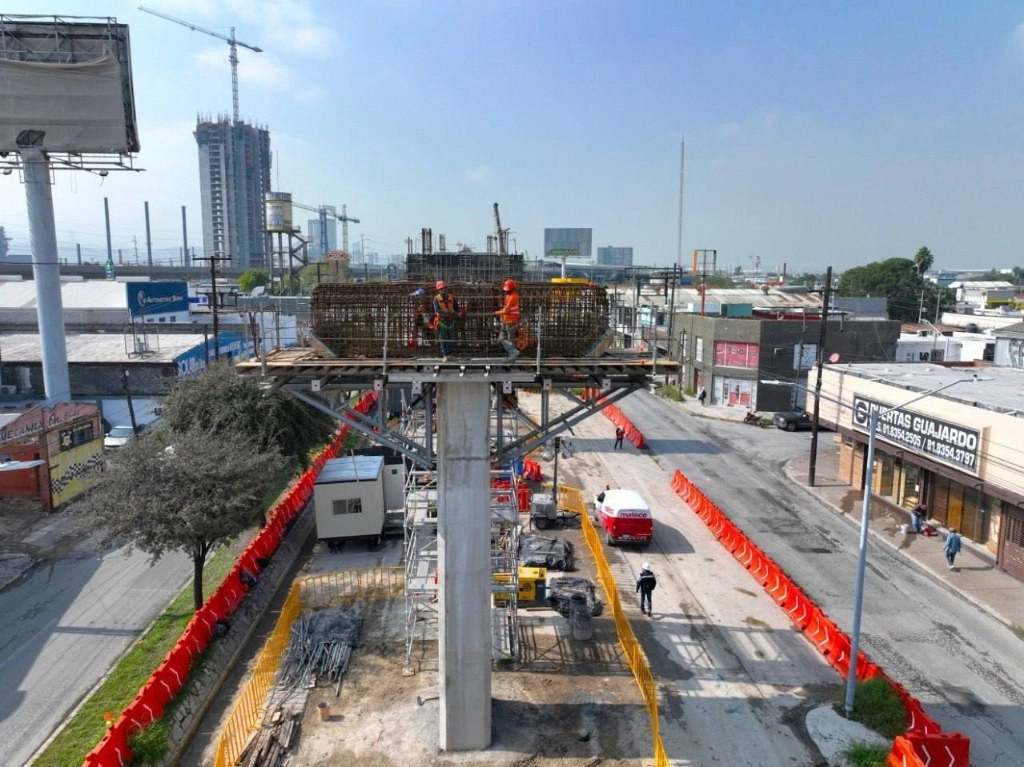 Inversión en infraestructura en Monterrey. Foto gobierno de Nuevo León