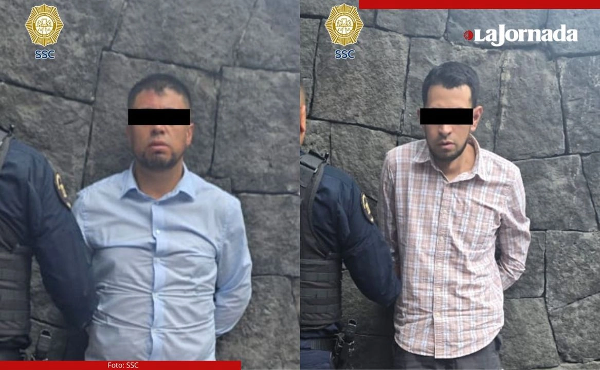 Los sujetos de 40 y 43 años de edad, de origen colombiano, fueron presentados ante el agente del Ministerio Público.

